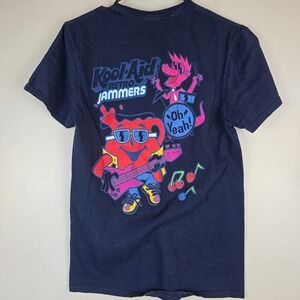 Kool-Aid Jammers Graphic T-shirt Men Small Blue Short Sleeve. A43